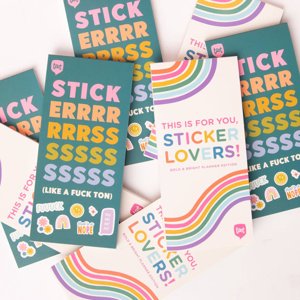 Sticker Books (A Lot of Stickers!): The Sweary Everything Edition