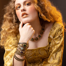 Load image into Gallery viewer, Sacred Scarab Cuff: Amethyst