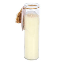 Load image into Gallery viewer, Aphrodite Goddess Tube Candle with Rose Quartz Crystals