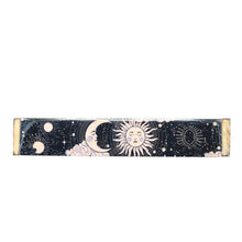 Load image into Gallery viewer, Wooden Incense Burner Box - Sun &amp; Moon (Pink)