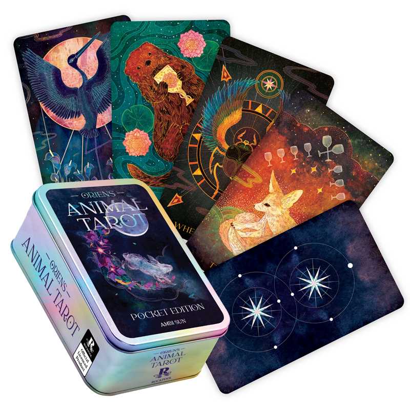 Oriens Animal Tarot Pocket Edition by Ambi Sun: Flashcards; 144 pages / English