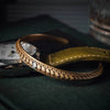 Coppertist.wu - Dragon Scale Bracelet: Brass / 7"