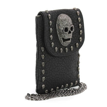 Load image into Gallery viewer, Metal Skull Small Shoulder Pouch