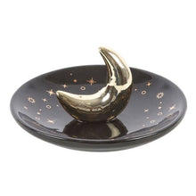 Load image into Gallery viewer, Something Different Wholesale - Gold Crescent Moon Incense Stick Holder