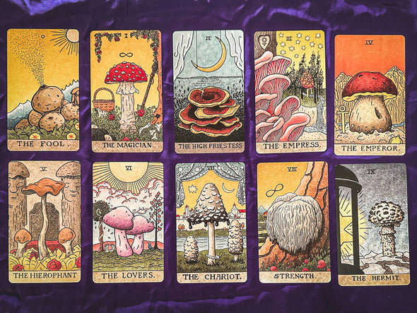 The Mushroom Hunter's Arcanum: a 78-Card Tarot Deck