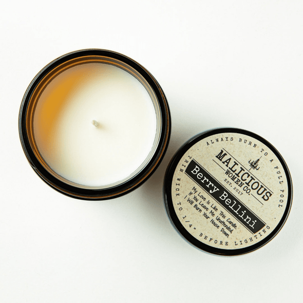 Malicious Women Candle Co - Funny Candle - Bitches Get Shit Done: Berry Belini