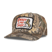 Load image into Gallery viewer, Cowboy Pro Shop Hat: Black