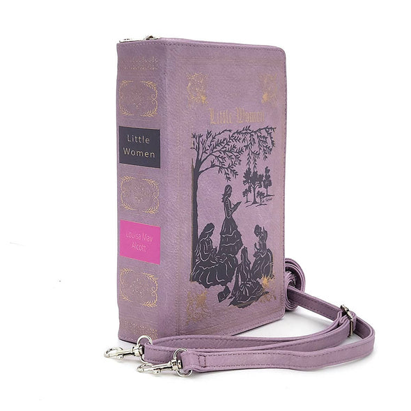 Little Women Book Clutch Bag in Vinyl