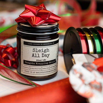 Malicious Women Candle Co - Holiday Candle - Sleigh All Day