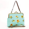 COMECO INC - Sunflower Kiss Lock Bag in Cotton Blend: Green