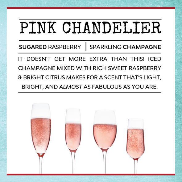 Funny Candle - Bitch You Got This: Pink Chandelier