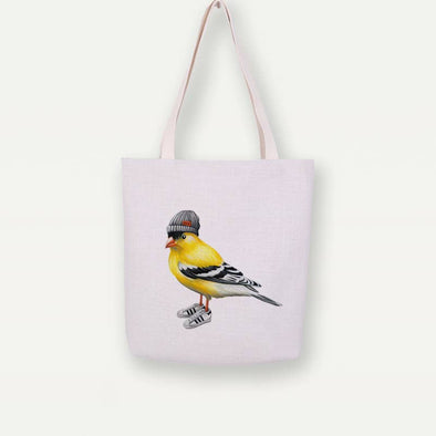 Study Room - Fashionable Goldfinch Tote Bag, Handbag