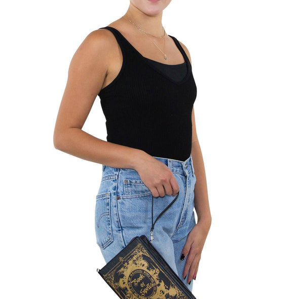 Book of Spells Clutch Bag