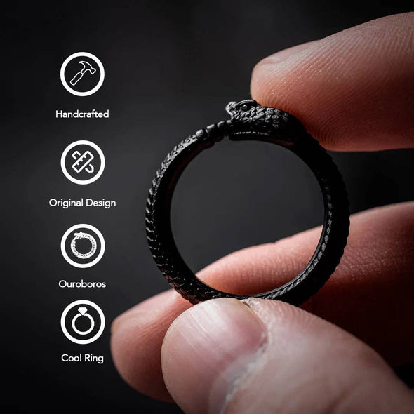 Ouroboros Ring: Black / #11