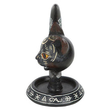 Load image into Gallery viewer, Something Different Wholesale - Gothic Black Cat Moon Backflow Incense Burner