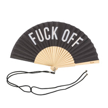 Load image into Gallery viewer, Fuck Off Black Fan