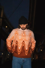 Load image into Gallery viewer, Ripple Knit Mohair Polo Sweater