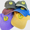 Wokeface - Hat - Wokeface Embroidered Face: Berry Juice Red