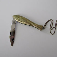Load image into Gallery viewer, Fish Knife Necklace: 28 Inch