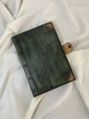 Green Leather Journal Cover wit Free Notebook Refillable