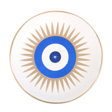 Load image into Gallery viewer, All Seeing Eye Ceramic Incense Holder Plate
