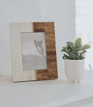 Load image into Gallery viewer, Sammita 4x6 Picture Frame - Carved Bone, Wood
