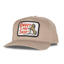 Load image into Gallery viewer, Cowboy Pro Shop Hat: Black