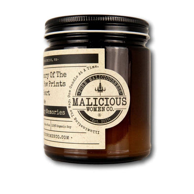 Malicious Women Candle Co - Gift Candle - In Loving Memory Of A Pet: Oakmoss & Amber