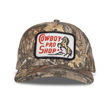 Load image into Gallery viewer, Cowboy Pro Shop Hat: Black