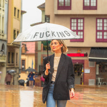 Load image into Gallery viewer, Fucking Rain Umbrella Transparent