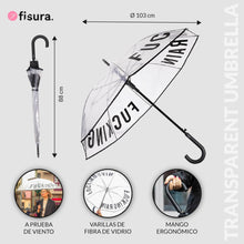 Load image into Gallery viewer, Fucking Rain Umbrella Transparent