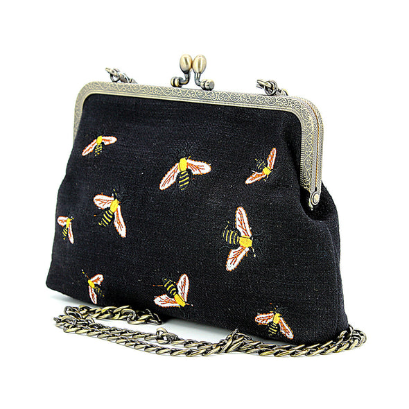 Bees Kisslock Bag