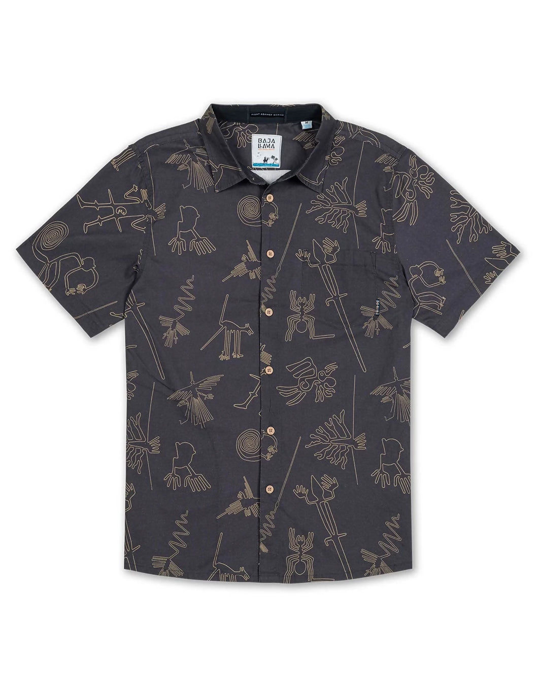 dark-brown-nazca-lines-buttonup