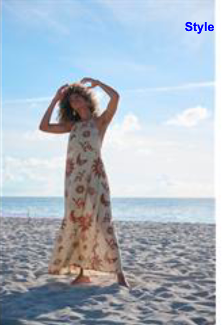 37131109 NATURAL SUNDUST MAXI DRESS