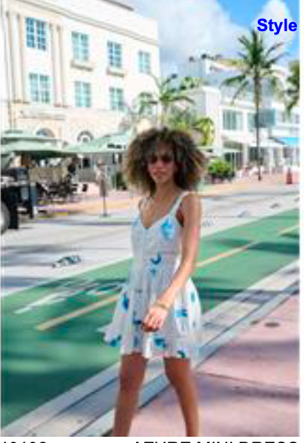 37140102 BLUE AZURE MINI DRESS