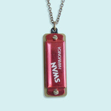 Load image into Gallery viewer, Harmonica Necklace, Available in three colors: Red / 28 Inch