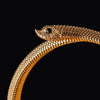 Hognose Snake Bracelet: Brass / 7"