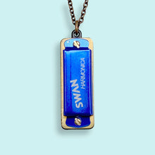 Load image into Gallery viewer, Harmonica Necklace, Available in three colors: Black / 28 Inch