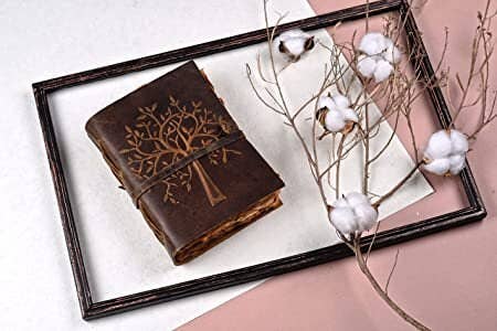 Tree of Life Embossed Leather Journal | 240 Vintage Pages: 7x5
