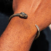 Rattlesnake Bracelet: 8" / Brass