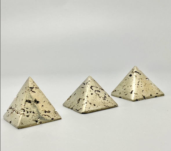Freedom Rocks - AAA Quality Polished Pyrite Pyramid: 2-3 Inches
