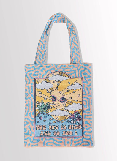 The Sun Is High Woven Tote
