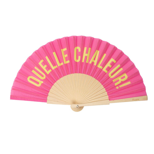 “Quelle Chaleur!” fan Pink And Yellow