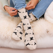 Load image into Gallery viewer, Socks that Save Cats (Beige Cats): Medium
