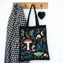 Load image into Gallery viewer, Something Different Wholesale - Dark Forest Print Polycotton Tote Bag