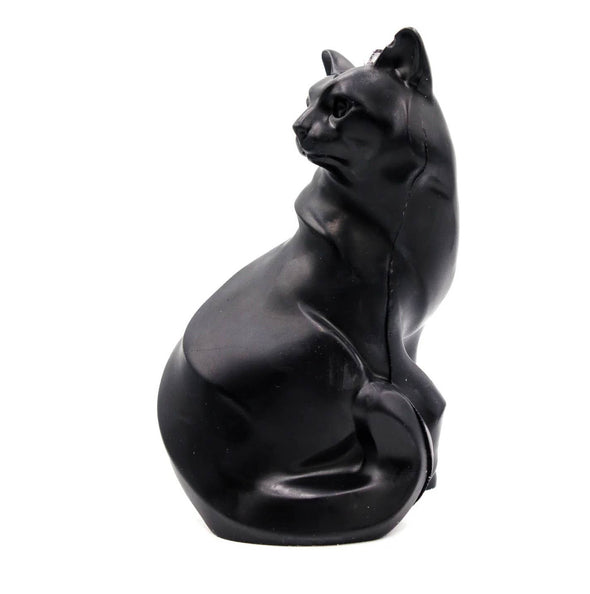 BLACK CAT CANDLE | PILLAR