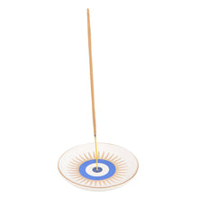Load image into Gallery viewer, All Seeing Eye Ceramic Incense Holder Plate