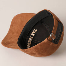Load image into Gallery viewer, Cowboy Hat Text Embroidery Suede Baseball Cap