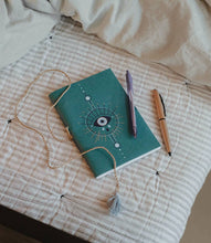 Load image into Gallery viewer, Drishti Evil Eye 5x7 Journal Recycled Paper