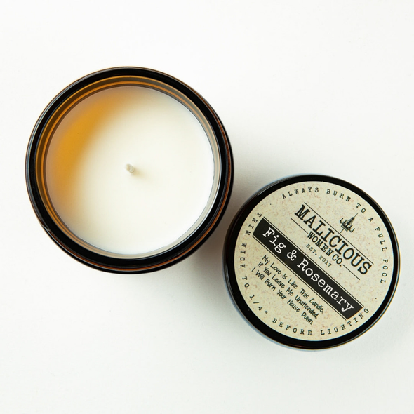 Funny Candle - I Am Stronger Than The Bullshit: Fig & Rosemary